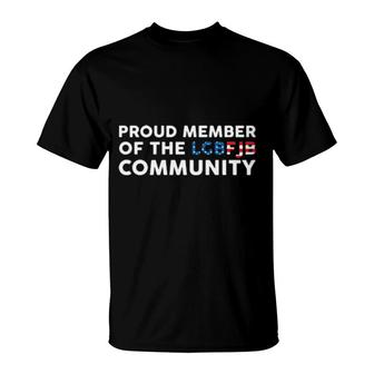 Official Proud Member Of The Lgbt Fjb Community T-Shirt | Mazezy