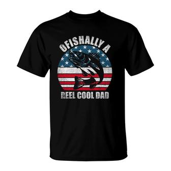 Ofishally A Reel Cool Dad Funny Fishing Lover For Men Women T-Shirt | Mazezy