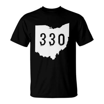 Ohio 330 Area Code Akron T-Shirt | Mazezy