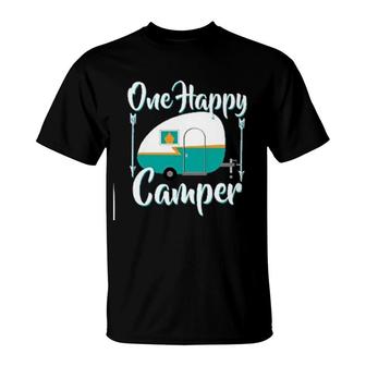 One Happy Camper T-Shirt | Mazezy
