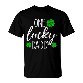 One Lucky Dad Matching St Patricks Day T-Shirt | Mazezy AU