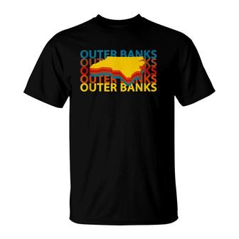 Outer Banks Nc Vintage Repeat Obx Souvenirs T-Shirt | Mazezy
