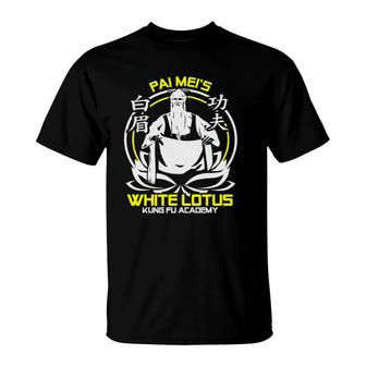 Pai Mei's White Lotus Kung Fu Academy T-Shirt | Mazezy
