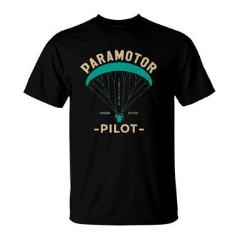 Paramotor Pilot - Powered Paragliding T-Shirt | Mazezy