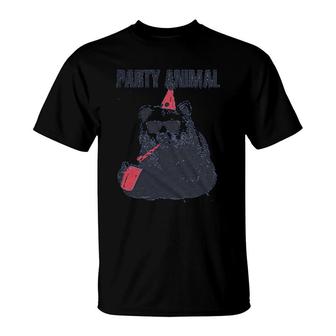 Party Animal Bear Koala T-shirt - Thegiftio UK