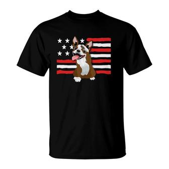 Patriotic Red Boston Terrier Lovers Gift T-Shirt | Mazezy