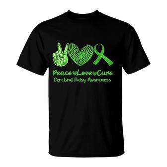 Peace Love Cure T-Shirt | Mazezy