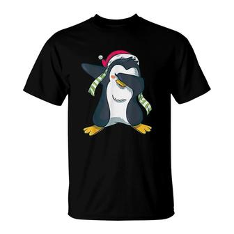 Penguin Dabbing Funny T-Shirt | Mazezy