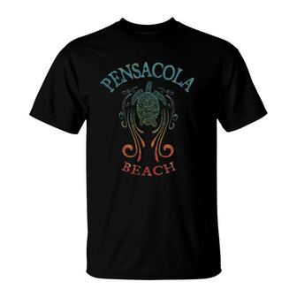 Pensacola Beach Fl Sea Turtle In The Slipstream T-Shirt | Mazezy