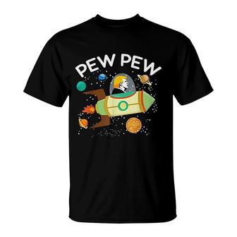 Pew Pew Space T-Shirt | Mazezy