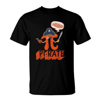 Pi Day Pi Pirate Math Teacher Geek 314 Costume Mathematics T-Shirt | Mazezy