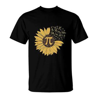 Pi Day Sunflower T-Shirt | Mazezy