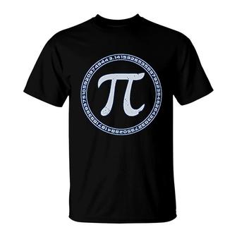 Pi Sign Circle Math Nerd Geek T-Shirt | Mazezy