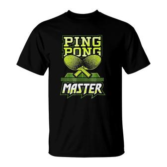 Ping Pong Master - Funny Ping Pong Player Gift T-Shirt | Mazezy