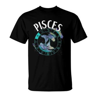 Pisces Zodiac Sign Astrology Gift T-Shirt | Mazezy