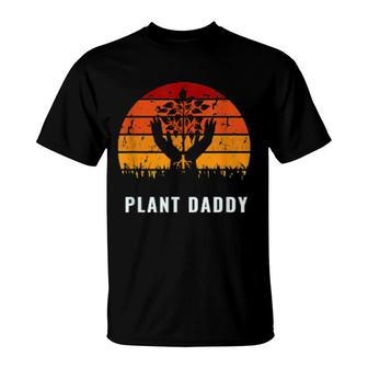 Plant Daddy Gardening Retro T-Shirt | Mazezy UK