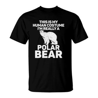 Polar Bear Polar Bear Costume Disguise T-Shirt | Mazezy