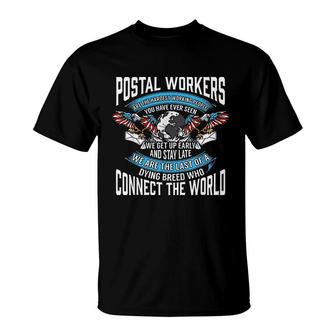 Postal Workers Are Hardest Workers T-Shirt | Mazezy