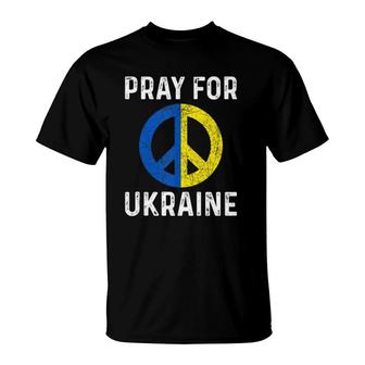 Pray For Ukraine Support Ukraine I Stand With Ukraine Tank Top T-Shirt | Mazezy