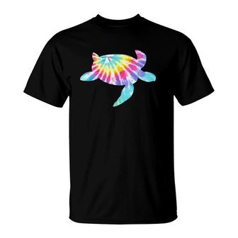 Pretty Tie Dye Turtle Tortoise T-Shirt | Mazezy