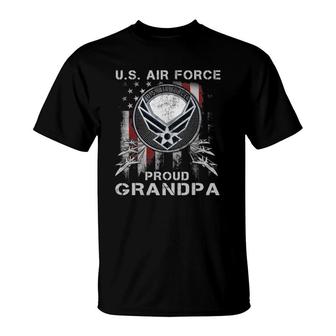 Pride Us Army I'm A Proud Air Force Grandpa T-Shirt | Mazezy