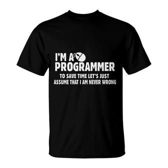 Programmer Funny Programmer Gift T-Shirt | Mazezy
