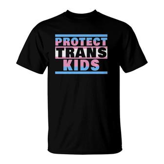 Protect Trans Kids Transgender Flag Protect Trans Kids Premium T-Shirt | Mazezy CA