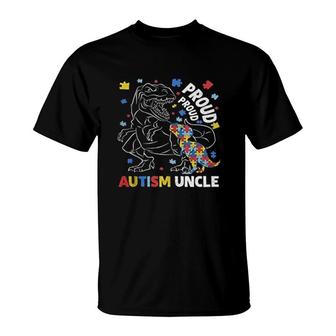 Proud Autism Uncle T-Shirt | Mazezy