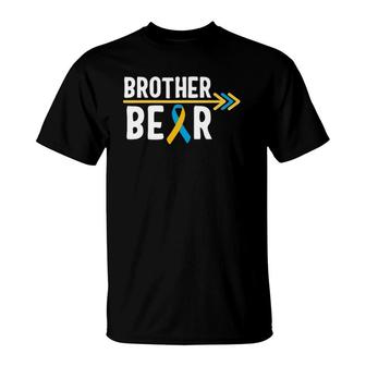 Proud Brother Of Down Syndrome Warrior Awareness Trisomy 21 Ver2 T-Shirt | Mazezy