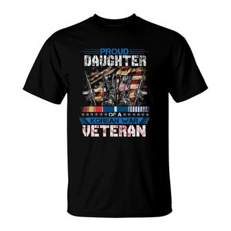 Proud Daughter Of A Korean War Veteran Korean War T-Shirt | Mazezy