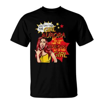 Proud From Aurora Cool Girl From Aurora T-Shirt | Mazezy