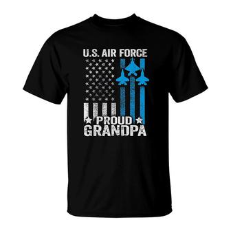 Proud Grandpa Us Air Force T-Shirt | Mazezy