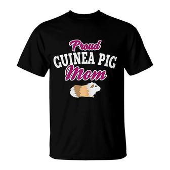 Proud Guinea Pig Mom T-Shirt | Mazezy