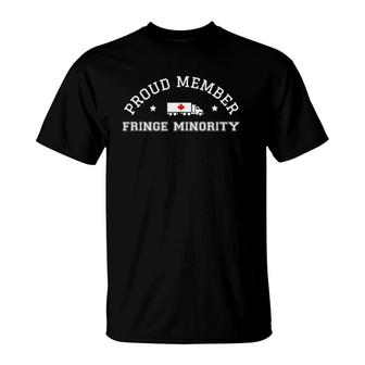 Proud Member Fringe Minority Canada Truck Canadian Truckers Tank Top T-Shirt | Mazezy