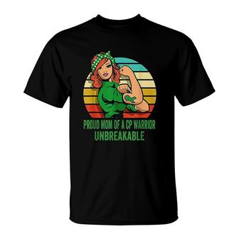 Proud Mom Of A Cerebral Palsy Warrior T-Shirt | Mazezy