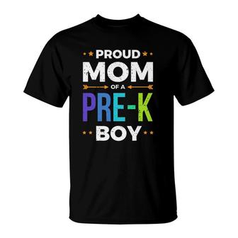 Proud Mom Of A Pre-K Boy Mother To Son T-Shirt | Mazezy