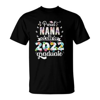Proud Nana Of A Class Of 2022 Graduate Grandma Senior T-Shirt | Mazezy