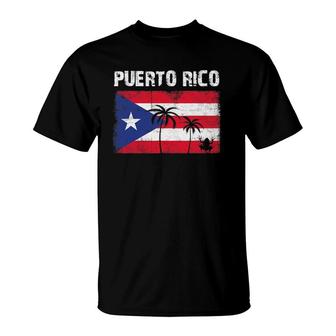 Puerto Rico Flag Puerto Rican Puertorriqueños Boricuas T-Shirt | Mazezy