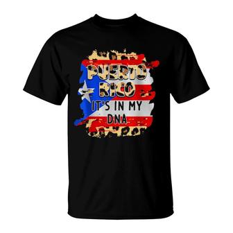 Puerto Rico It's In My Dna Puerto Rico T-Shirt | Mazezy