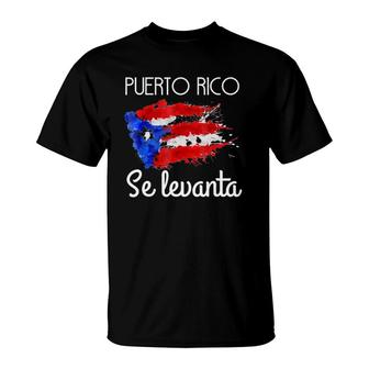 Puerto Rico Se Levanta Boricua Pride T-Shirt | Mazezy