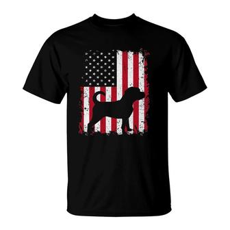 Puggle 4Th Of July Patriotic American Usa Flag Gift T-Shirt | Mazezy