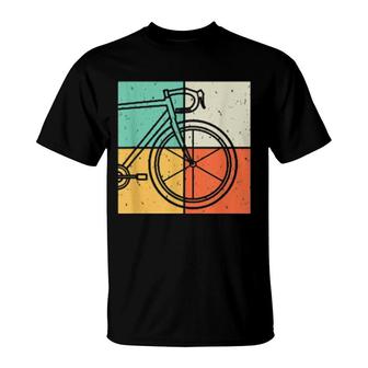 Racing Bike Bicycling Bicycle Cyclists Biker Retro Vintage T-Shirt | Mazezy