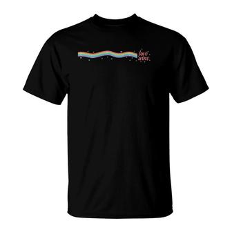 Rainbow Love Wins Lgbt Pride Month Raglan Baseball Tee T-Shirt | Mazezy
