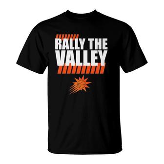 Rally In The Phx Valley Phx Az Basketball T-Shirt | Mazezy