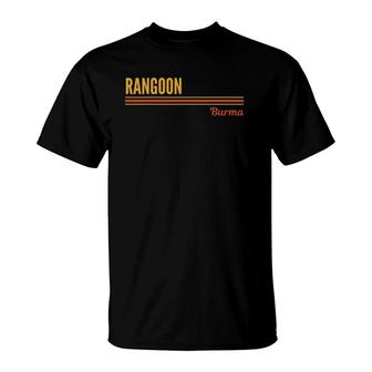 Rangoon Burma Myanmar Lover T-Shirt | Mazezy