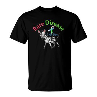 Rare Disease Day 2022 Kids Rare Disease Day Zebra T-Shirt | Mazezy