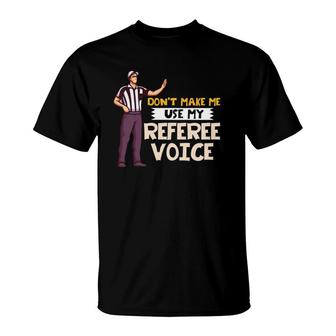 Referee Ref Gift Whistle Women Kids Soccer T-Shirt | Mazezy