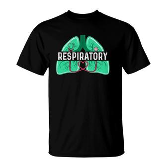 Respiratory Therapy Therapist Lungs Doctor Rt Rrt T-Shirt | Mazezy