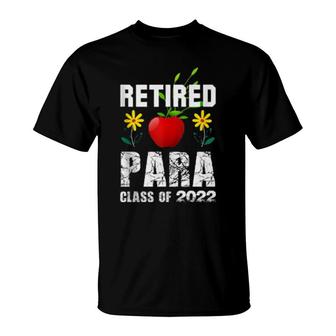 Retired Para Class Of 2020 Cute Paraprofessional Teacher T-Shirt | Mazezy