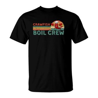 Retro Crawfish Boil Crew Gift -Crayfishcrawdadmudbug Lover T-Shirt | Mazezy